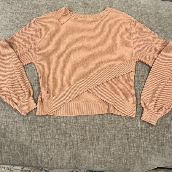 Lululemon Athletica Pink Crew Neck Sweater - Picture 1 of 9
